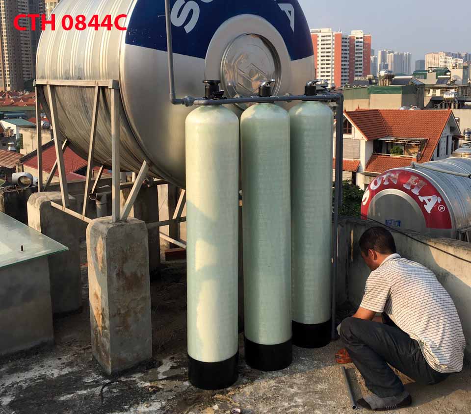 Thiết bị xử lý nước sinh hoạt đầu nguồn CTH 0844c